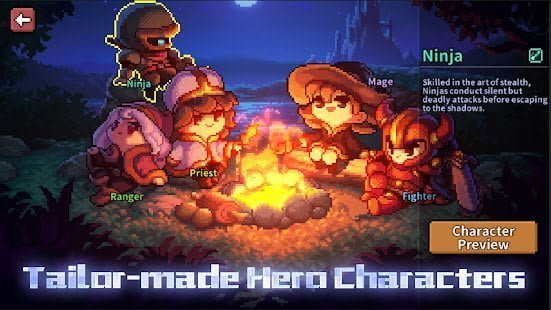 Hack My Heroes: Dungeon Raid