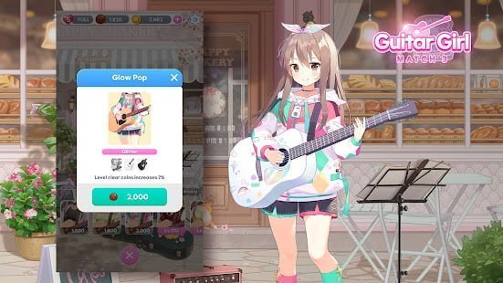 Guitar Girl Match 3 Mod